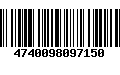 Código de Barras 4740098097150