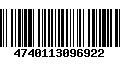 Código de Barras 4740113096922