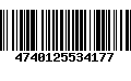 Código de Barras 4740125534177