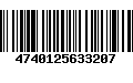 Código de Barras 4740125633207