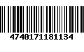 Código de Barras 4740171181134