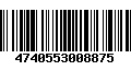 Código de Barras 4740553008875