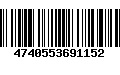 Código de Barras 4740553691152