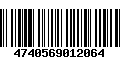 Código de Barras 4740569012064