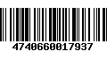 Código de Barras 4740660017937