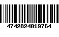 Código de Barras 4742824019764