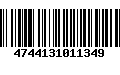 Código de Barras 4744131011349