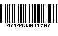 Código de Barras 4744433011597