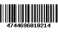 Código de Barras 4744696010214