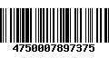 Código de Barras 4750007897375