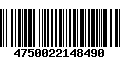 Código de Barras 4750022148490