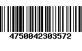 Código de Barras 4750042303572