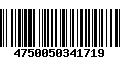 Código de Barras 4750050341719