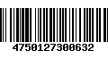 Código de Barras 4750127300632