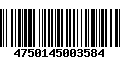 Código de Barras 4750145003584