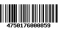 Código de Barras 4750176000859