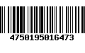 Código de Barras 4750195016473