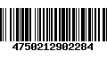 Código de Barras 4750212902284