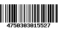 Código de Barras 4750303015527