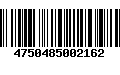 Código de Barras 4750485002162