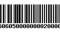 Código de Barras 4750605000000002000000