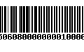 Código de Barras 4750608000000001000000