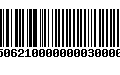 Código de Barras 4750621000000003000000