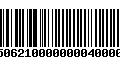 Código de Barras 4750621000000004000000