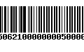 Código de Barras 4750621000000005000000