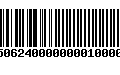 Código de Barras 4750624000000001000000