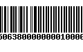 Código de Barras 4750638000000001000000