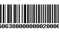 Código de Barras 4750638000000002000000