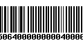 Código de Barras 4750640000000004000000