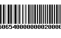 Código de Barras 4750654000000002000000