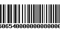 Código de Barras 4750654000000008000000