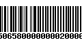 Código de Barras 4750658000000002000000