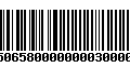 Código de Barras 4750658000000003000000