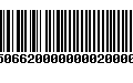 Código de Barras 4750662000000002000000