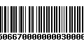 Código de Barras 4750667000000003000000