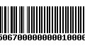 Código de Barras 4750670000000001000000