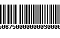 Código de Barras 4750675000000003000000