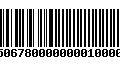 Código de Barras 4750678000000001000000