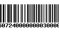 Código de Barras 4750724000000003000000