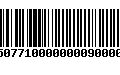 Código de Barras 4750771000000009000000