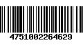 Código de Barras 4751002264629