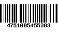 Código de Barras 4751005455383