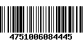 Código de Barras 4751006084445