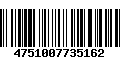 Código de Barras 4751007735162