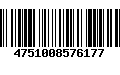 Código de Barras 4751008576177