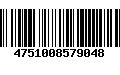 Código de Barras 4751008579048